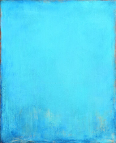 "Mint Blue Abstract…" başlıklı Tablo Leon Grossmann tarafından, Orijinal sanat, Akrilik