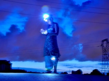 Photography titled "NRJÏ" by Léon, Original Artwork, Light Painting