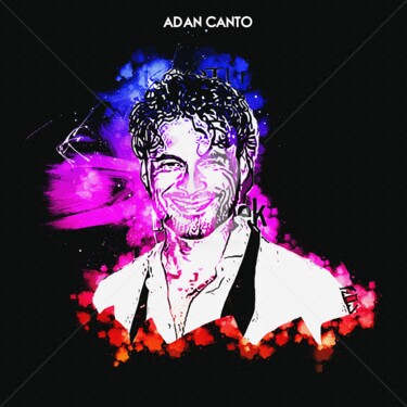 Digital Arts titled "Adan Canto 001" by Leonardo Lillian, Original Artwork, Digital Painting