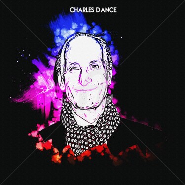 Цифровое искусство под названием "Charles Dance 001" - Leonardo Lillian, Подлинное произведение искусства, Цифровая живопись