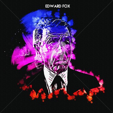 Arts numériques intitulée "Edward Fox 001" par Leonardo Lillian, Œuvre d'art originale, Peinture numérique