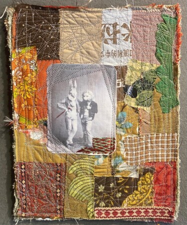 Arte textil titulada "Les Merveilleux" por Les Cousardes, Obra de arte original, Tela Montado en Otro panel rígido