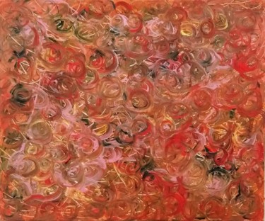 「Swirls」というタイトルの絵画 Leslie Argentinによって, オリジナルのアートワーク, アクリル