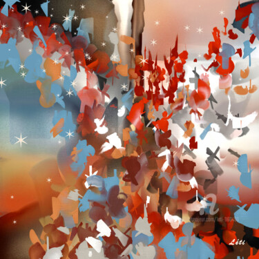 Digital Arts titled "Nouveau jour" by Léti, Original Artwork, Digital Painting