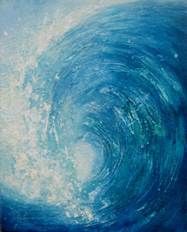 Peinture intitulée "Wave XIII" par Martine L'Etoile, Œuvre d'art originale
