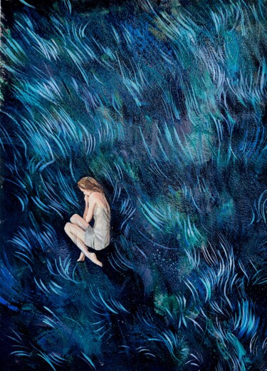 Ζωγραφική με τίτλο ""Before the storm"" από Leyla Zhunus, Αυθεντικά έργα τέχνης, Ακρυλικό