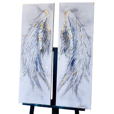 Pintura titulada "Flügel" por Lidia Naborny, Obra de arte original, Acrílico