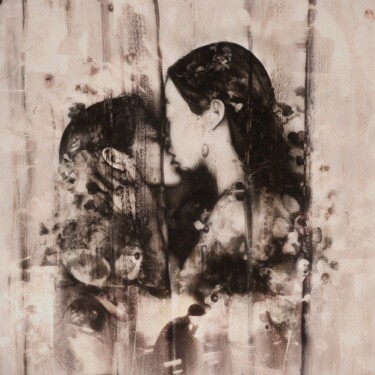 Digital Arts titled "Love in Bloom" by Lidija Nidorfer, Original Artwork, 2D Digital Work