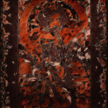 Цифровое искусство под названием "Ornate Ode to Japan…" - Lidija Nidorfer, Подлинное произведение искусства, 2D Цифровая Раб…