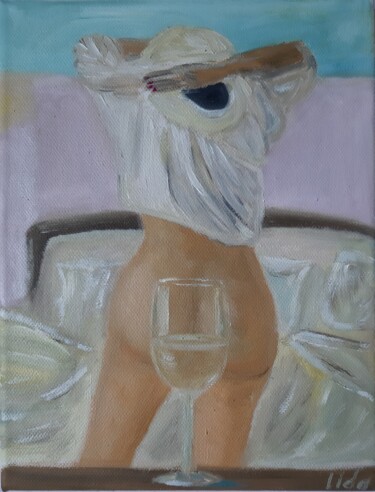 Картина под названием "The female body" - Lidiia Sazonova, Подлинное произведение искусства, Масло