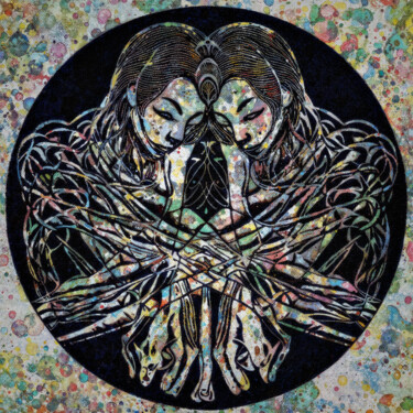 Digital Arts titled "A Kaleidoscope of H…" by Lidija Nidorfer, Original Artwork, 2D Digital Work