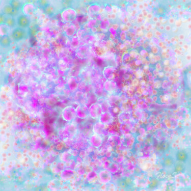 Digitale Kunst mit dem Titel "Quantum field - Еne…" von Lika Floens., Original-Kunstwerk, Digitale Malerei