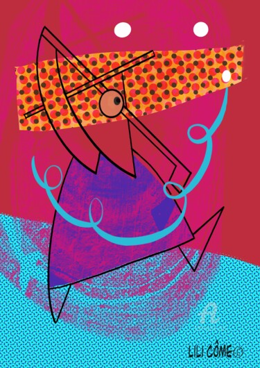 Arte digitale intitolato "GolfLC-4.7" da Lili Come, Opera d'arte originale, Lavoro digitale 2D