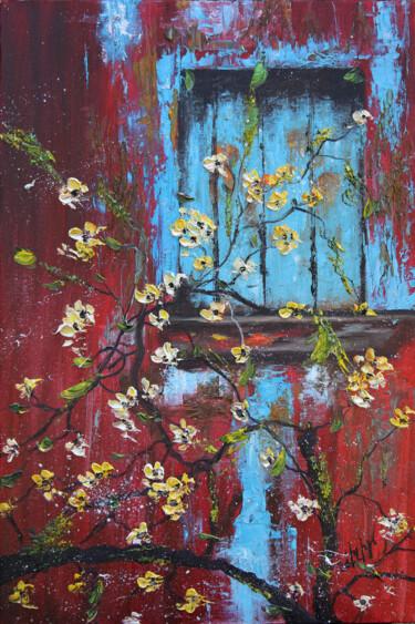 绘画 标题为“Memory's Doorway” 由Lilith Tonakanyan, 原创艺术品, 油 安装在木质担架架上
