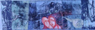 Incisioni, stampe intitolato "Nos heures bleues/U…" da Lilli Deutsch, Opera d'arte originale, Acquaforte