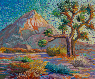 Malarstwo zatytułowany „Sunny Desert (A Jos…” autorstwa Lilit Vardanyan, Oryginalna praca, Olej