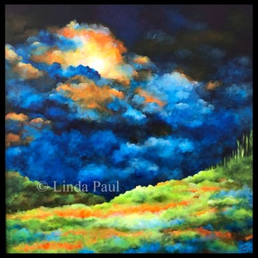 제목이 "Enlightenment lands…"인 미술작품 Linda Paul로, 원작, 아크릴