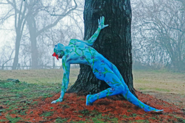 Fotografía titulada "Blue Lady" por Lindy Powers, Obra de arte original, Fotografía digital
