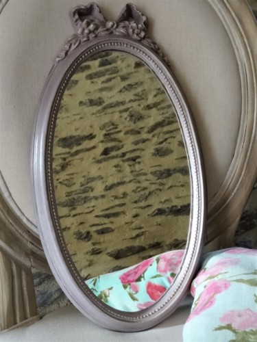 제목이 "Miroir ovale baroqu…"인 디자인 Lin-Et-Patine로, 원작, 부속품