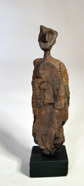 Sculpture titled "Figure -Totem 7" by Lionel Le Jeune, Original Artwork, Wood