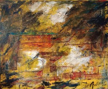 Pittura intitolato "Hangaro" da Lionel Mallard, Opera d'arte originale, Olio