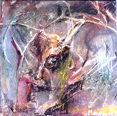 Pittura intitolato "Regard" da Lionel Mallard, Opera d'arte originale, Acrilico