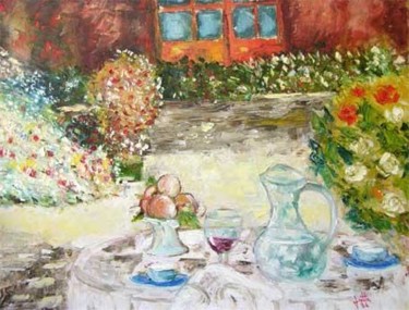 Painting titled " omaggio a monet" by Giuseppe Liotta, Original Artwork