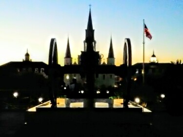 Fotografía titulada "Jackson Square ~" por Lisa Bourgeois, Obra de arte original