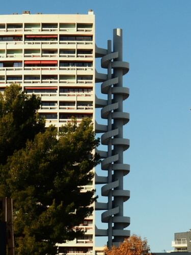 Fotografia intitolato "Immeuble Brasilia,…" da Lisa Filippi, Opera d'arte originale, Fotografia digitale