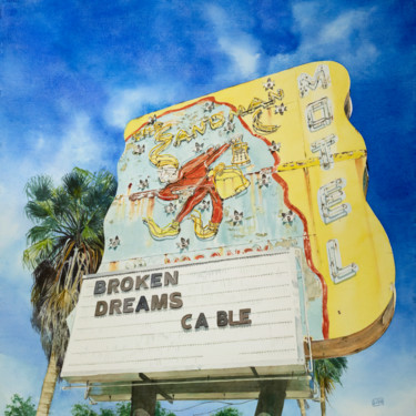 "Broken Dreams" başlıklı Tablo Lisa Tennant tarafından, Orijinal sanat, Suluboya