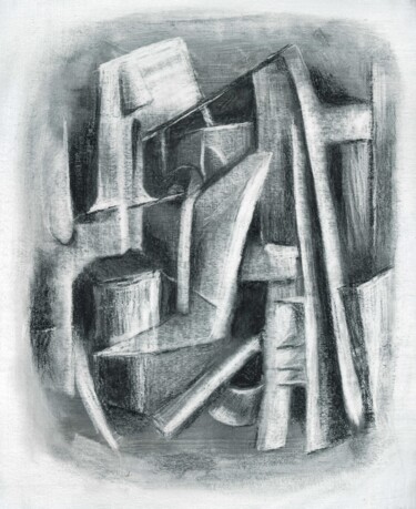 Drawing titled "Building in Black a…" by Livius, Original Artwork, Pencil