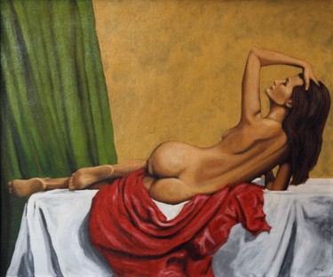 Peinture intitulée "nudo" par Si G.Livoti, Œuvre d'art originale