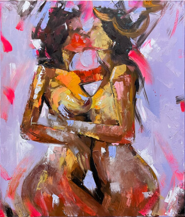 Картина под названием "Desires" - Liya Voinova, Подлинное произведение искусства, Масло