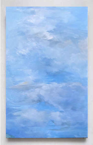 Pintura intitulada "Blue Sky 3" por Liza Orlovska, Obras de arte originais, Óleo