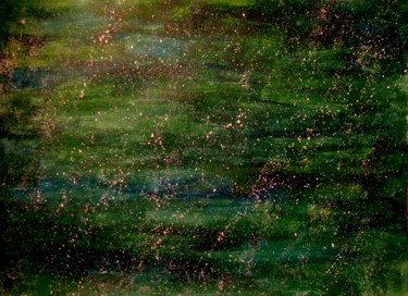 Pittura intitolato "Cosmic Amazonia, ab…" da Liza Peninon, Opera d'arte originale, Acrilico