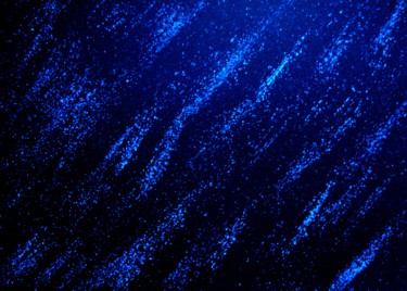 Peinture intitulée "Nuit indigo d'étoil…" par Liza Peninon, Œuvre d'art originale, Acrylique