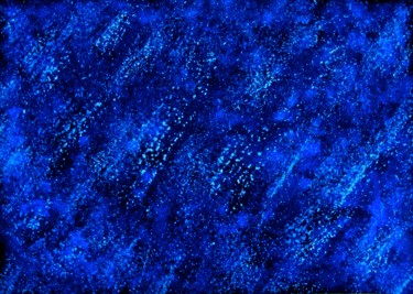 Pittura intitolato "Lost in Blue, abstr…" da Liza Peninon, Opera d'arte originale, Acrilico