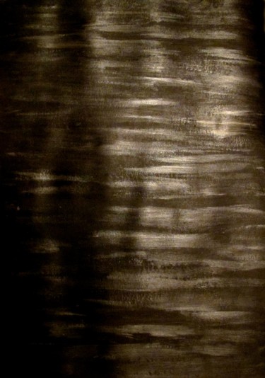 Pintura intitulada "In the Dark, abstra…" por Liza Peninon, Obras de arte originais, Acrílico