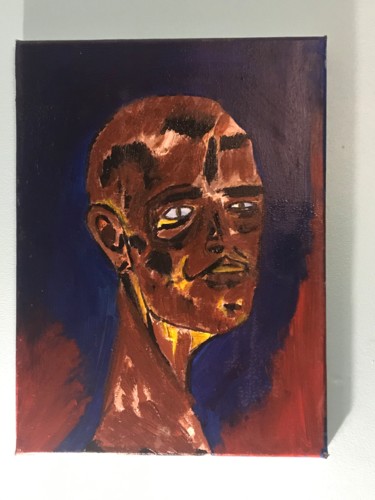 Painting titled "Portrait 1" by John Hennessey, Original Artwork, Oil