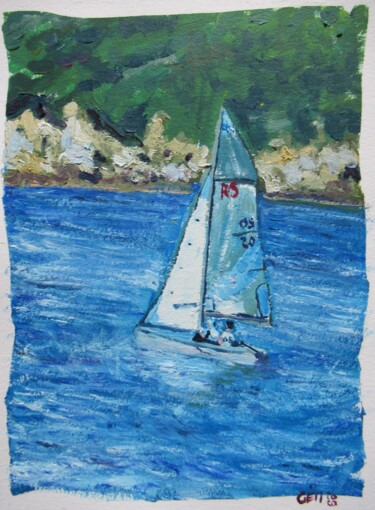 Painting titled "420 à Portigliolo" by Lledo, Original Artwork, Oil