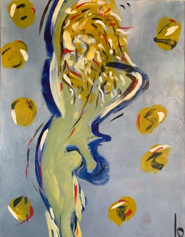 Malerei mit dem Titel "Mélodie" von Lo Doré (Lo), Original-Kunstwerk, Acryl