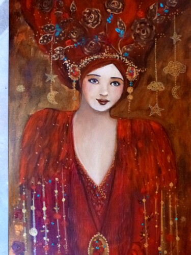 Peinture intitulée "Les ailes du rêve" par Loetitia Pillault, Œuvre d'art originale, Acrylique
