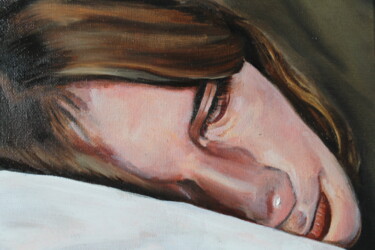 Pintura titulada "Sleeper 3" por Loïc Desroeux, Obra de arte original, Oleo