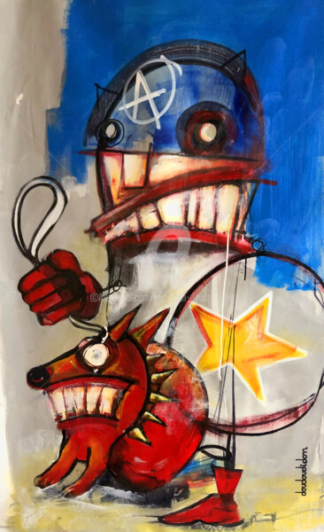 Painting titled "Everybody has somet…" by Loic Tarin (Doudoudidon), Original Artwork, Acrylic