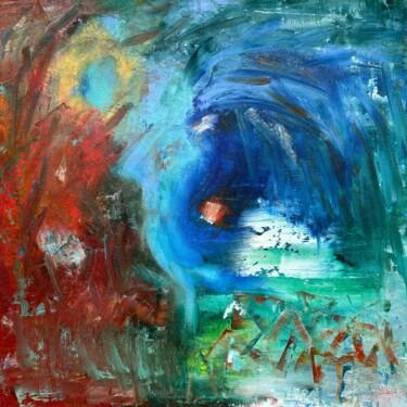 Peinture intitulée "Paradise 2021-58" par Lora Pavlova, Œuvre d'art originale, Huile