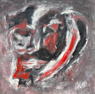 Peinture intitulée "Crime and Punishmen…" par Lora Pavlova, Œuvre d'art originale, Huile