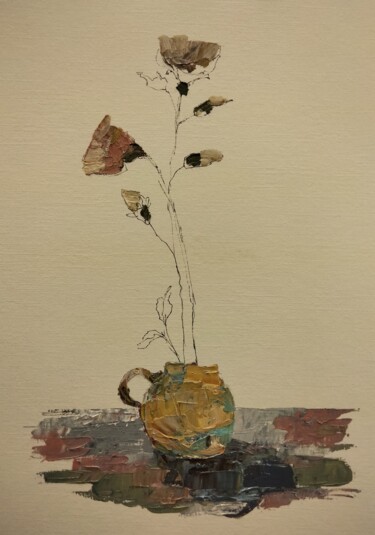 Картина под названием "Another spring" - Lorena Iavorschi, Подлинное произведение искусства, Масло