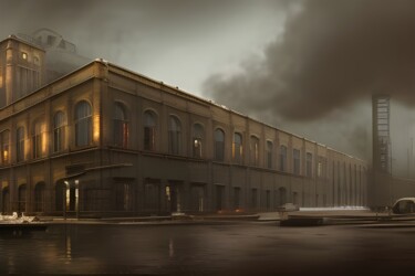 Digital Arts titled "vecchio edificio" by Lorenzo Corti, Original Artwork, AI generated image