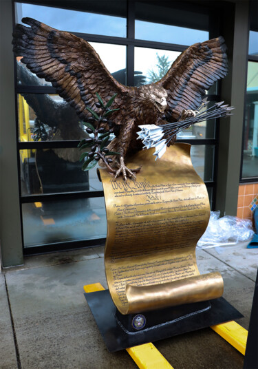 Sculptuur getiteld "Presidential Americ…" door Lorenzo Ghiglieri, Origineel Kunstwerk, Bronzen