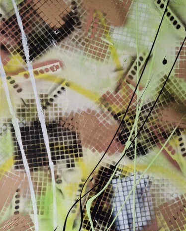 Peinture intitulée "CINEMA" par Lorie Renaud, Œuvre d'art originale, Acrylique Monté sur Châssis en bois